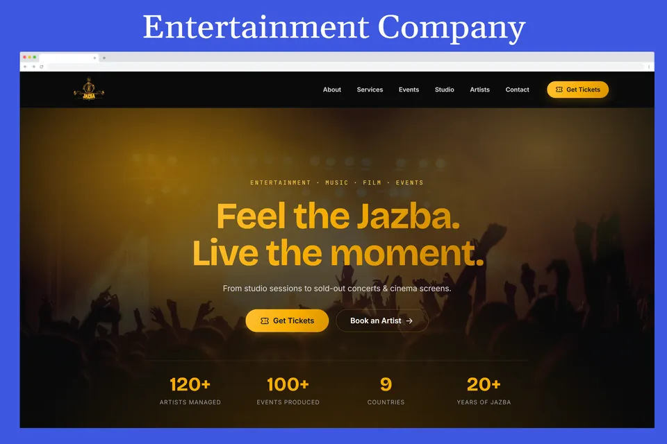 Jazba Entertainment – Music, Film & Live Events Company