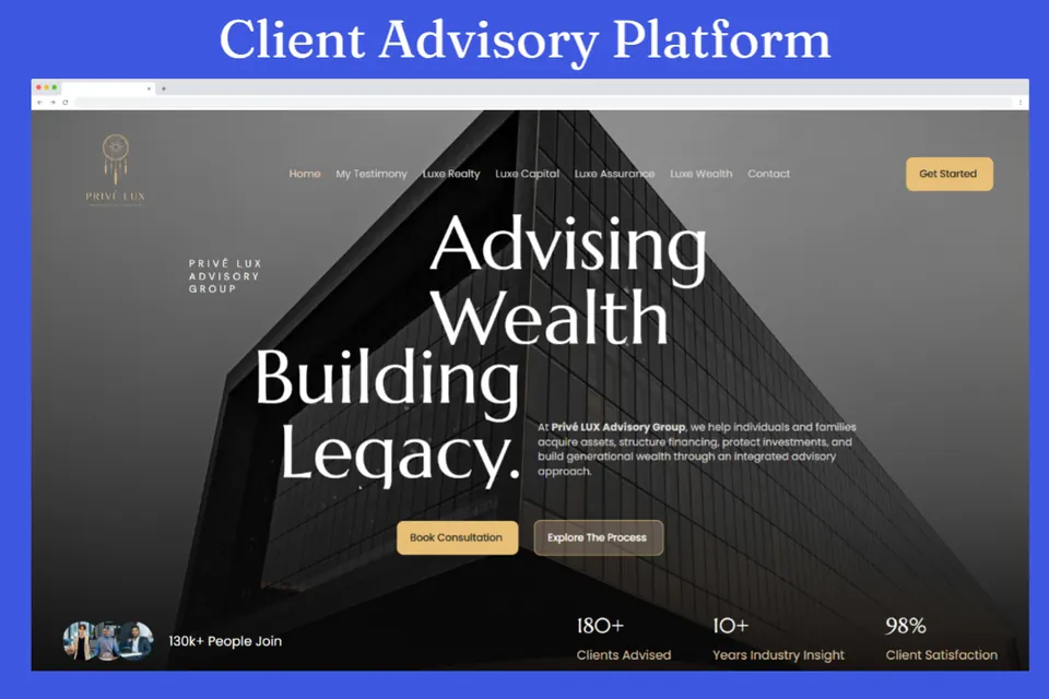 Privé LUX Advisory Group – Wealth Advisory Firm
