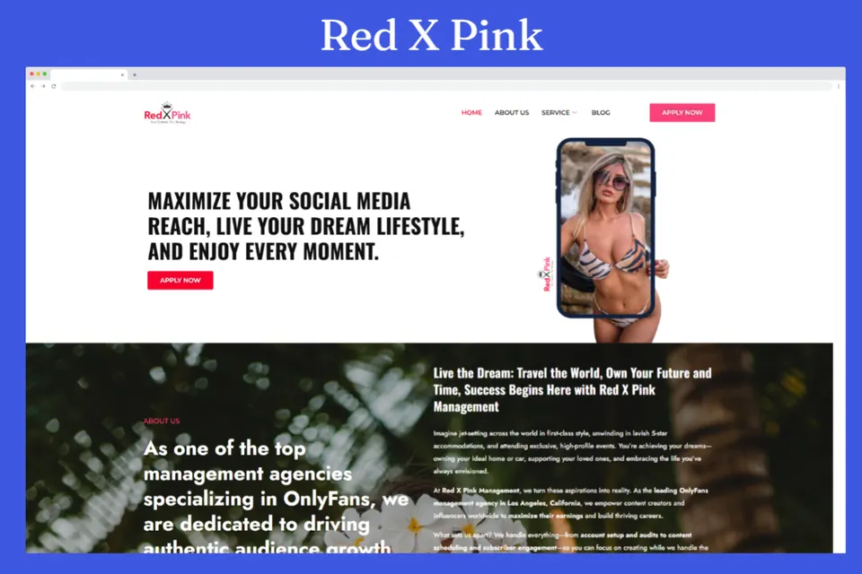 Red X Pink Management – Creator Management Agency